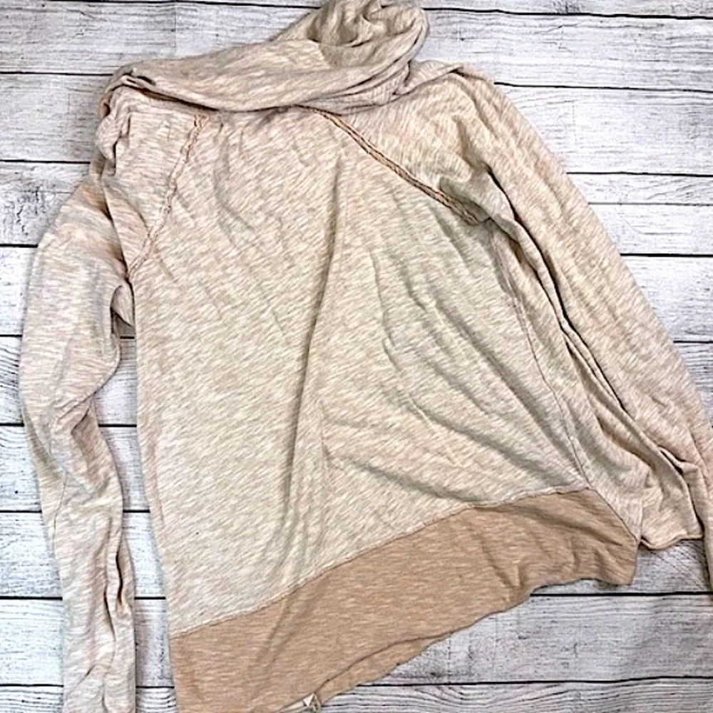 Free People Beach Cocoon Cowl Natural Pullover M/L - Picture 4 of 6